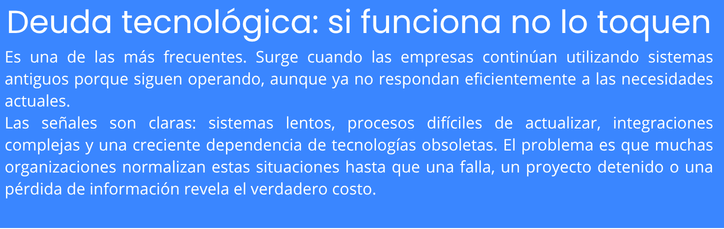 Deuda tecnica